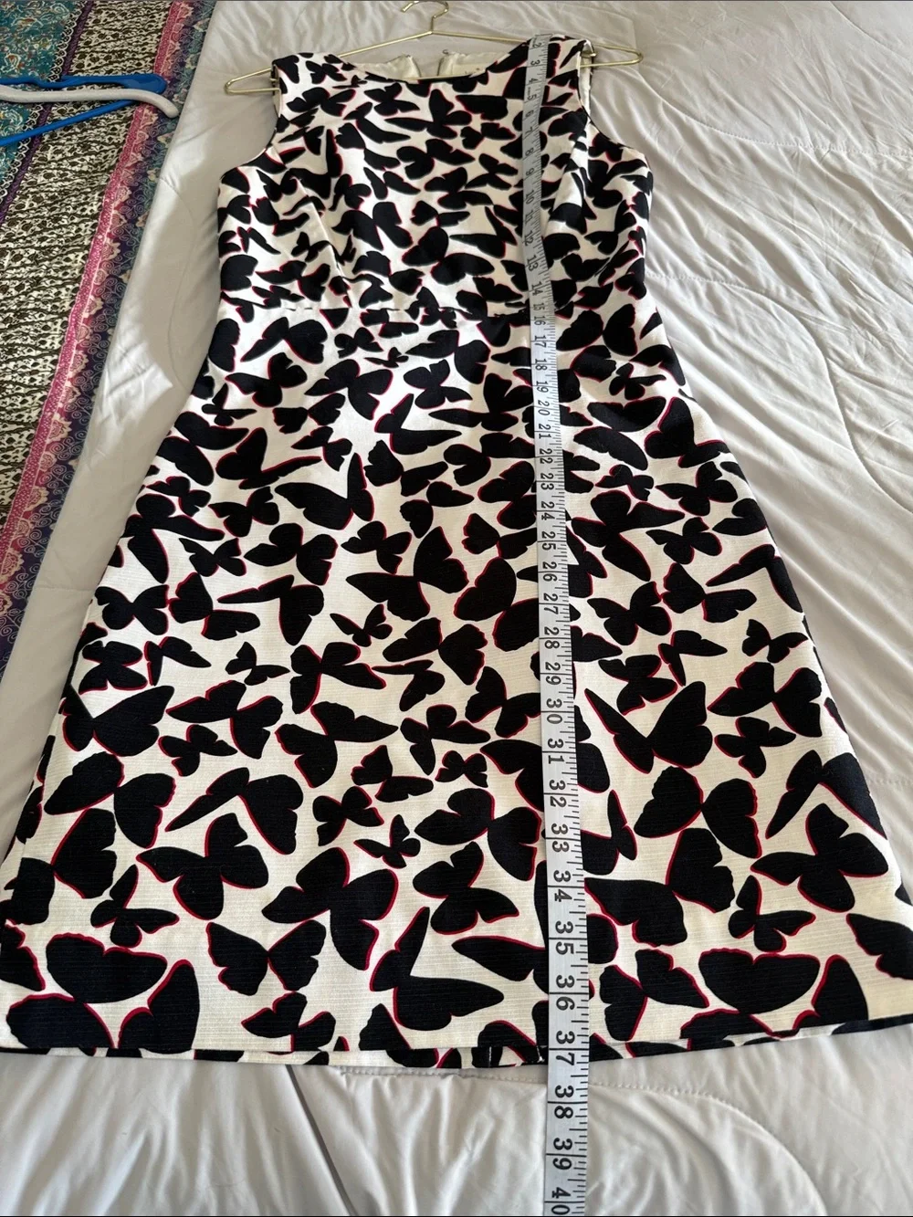 kate spade Black & Pink Petal-Print Sheath Dress on White